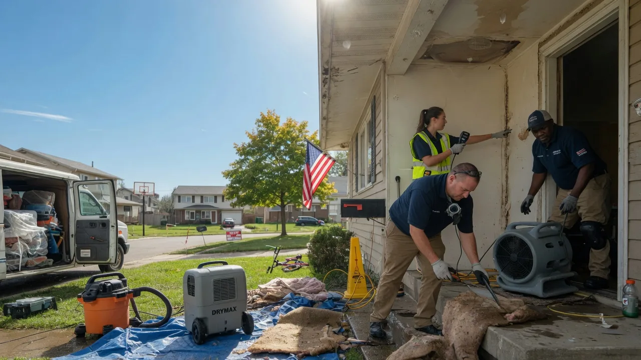 Water Damage Restoration in Collison, IL near me